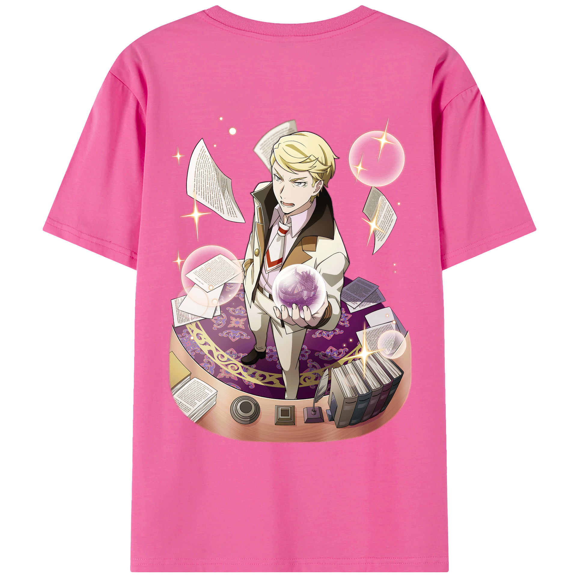 （画像用） 文豪ストレイドッグス Bungo Stray Dogs レディース半袖Tシャツ(バックプリント)